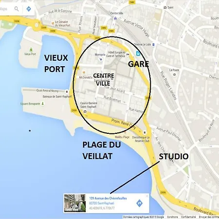 Appartement Studio 4 Personnes Promenade Des Bains *